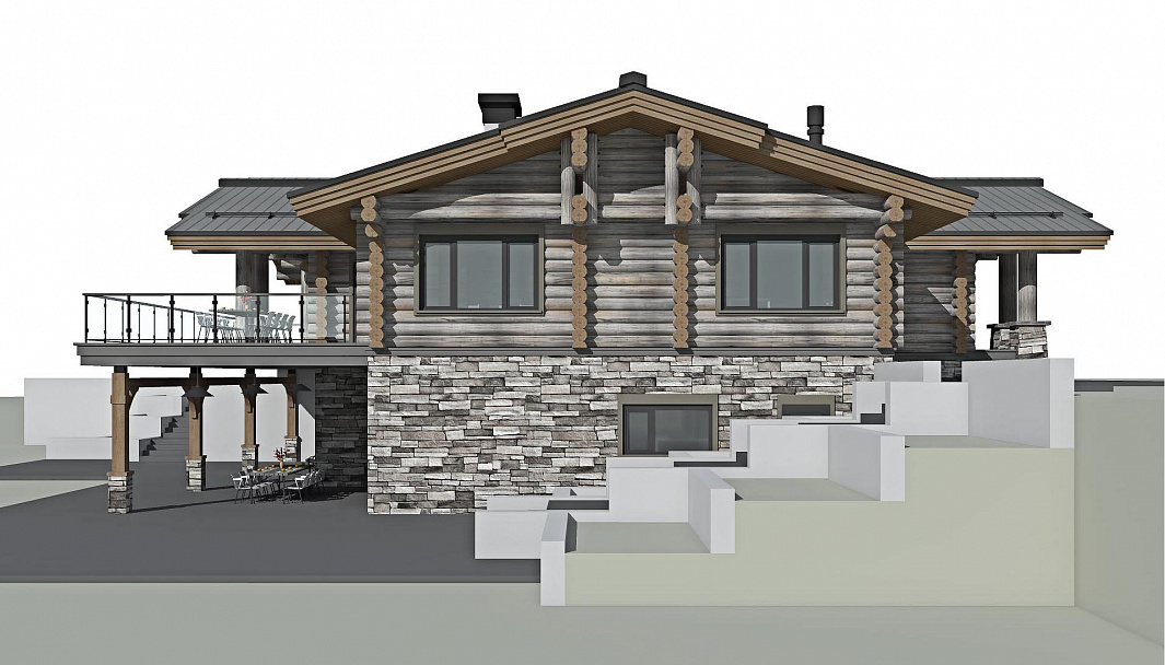 Фото дома-бани Пчелка