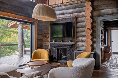 Красивые фотографии бани Икша | 134 кв.м | Самое большое портфолио стильных бань и домов из кело на Artkelo.ru Фото бани Икша