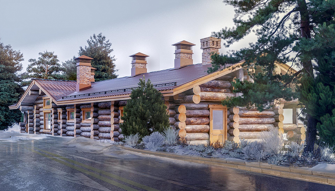 Фото дома-бани Озерная