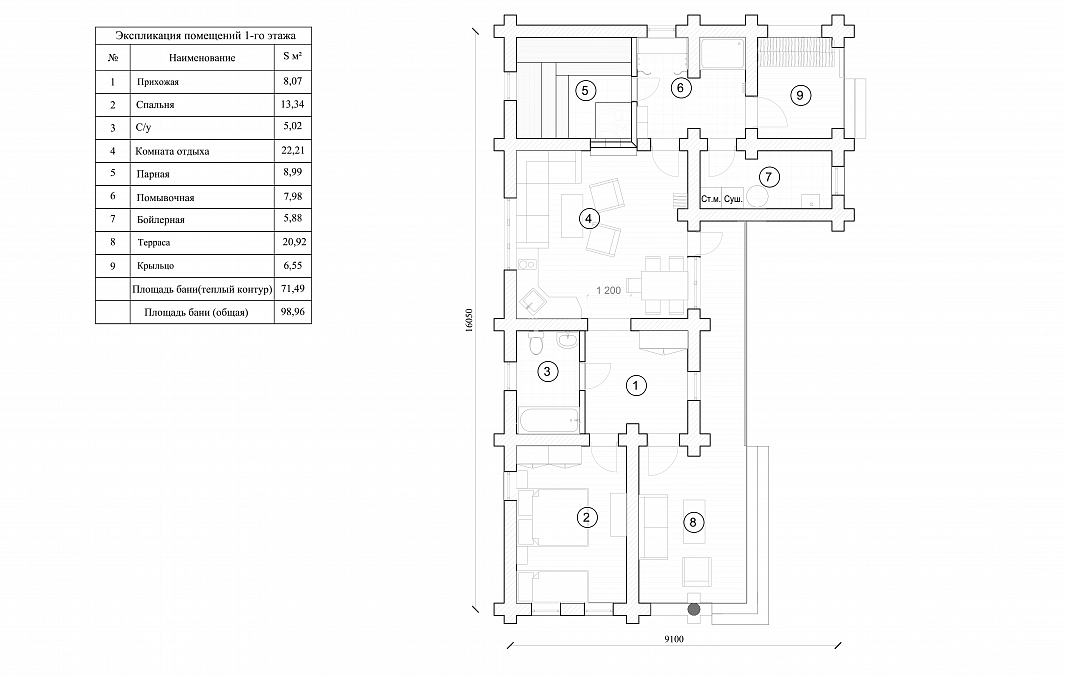 Фото бани Кострово