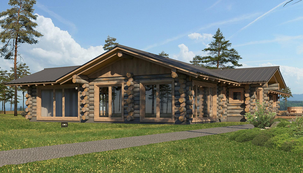 Фото дома-бани Оборенское поместье-1