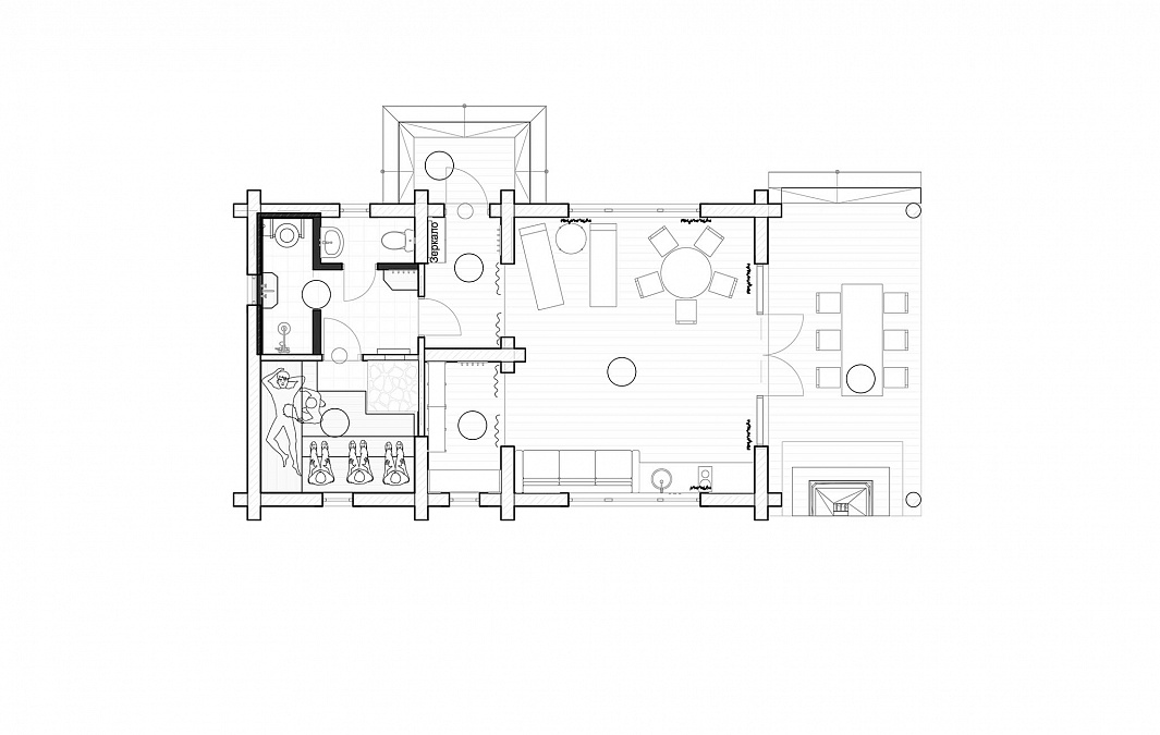 Фото дома-бани Одинцово