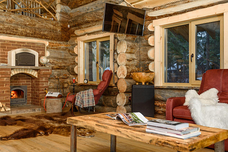 Красивые фотографии бани Подольск | 109 кв.м | Самое большое портфолио стильных бань и домов из кело на Artkelo.ru Фото бани Подольск