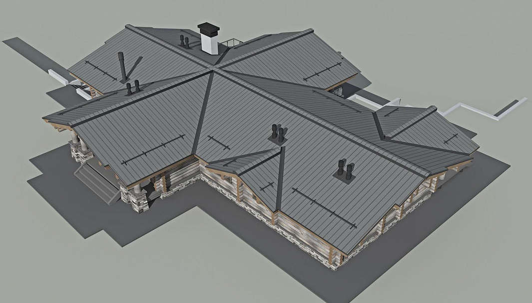 Фото дома-бани Пчелка