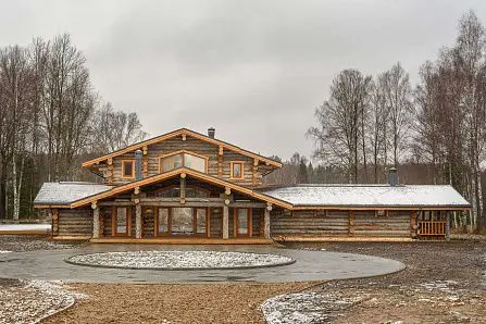 Красивые фотографии дома Аржаники | 427 кв.м | Самое большое портфолио стильных бань и домов из кело на Artkelo.ru Фото дома Аржаники