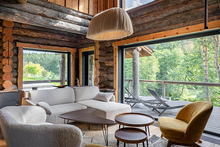 Красивые фотографии бани Икша | 134 кв.м | Самое большое портфолио стильных бань и домов из кело на Artkelo.ru Фото бани Икша