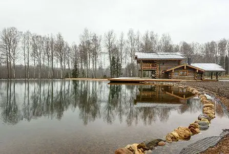 Красивые фотографии дома Аржаники | 427 кв.м | Самое большое портфолио стильных бань и домов из кело на Artkelo.ru Фото дома Аржаники